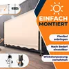 KESSER® Klemmmarkise mit Handkurbel Balkon, Balkonmarkise Produktbild-Vorschau 7