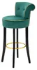 FURNLUX Barhocker Luxy Grün 46cm / Hauptfarbe: Grün / Produktbild-Vorschau 3