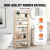 A bathroom shelf unit with various items displayed on it, next to a bathtub and a mirror. Anteprima dell’immagine prodotto