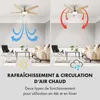 Klarstein Bolero - Ventilateur de plafond 2 en 1 , diamètre Voir les images du produit 6
