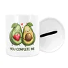 You Complete Me Spardose Avocado Valentinstag Freundin Produktbild-Vorschau 3