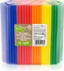 200 pailles en plastique réutilisables / pailles colorées Voir les images du produit 6