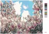 Zuty - Malen nach Zahlen - BLÜHENDE MAGNOLIE, 40x50 cm, Produktbild-Vorschau 3
