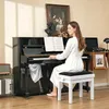 HOMCOM Pianobank, in hoogte verstelbaar, pianostoel met Productafbeelding-voorbeeld 2