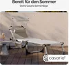 CASARIA® Gartenliege mit Dach Klappbar Seitentasche Kissen Produktbild-Vorschau 2