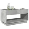 Couchtisch mit Infinity-LED Betongrau 90x50x50 cm Produktbild-Vorschau 4