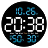 Digitale Wanduhr mit Fernbedienung, LED-Uhr mit 10-stufiger Produktbild-Vorschau 1