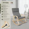 Fauteuil à bascule Roca - gris clair Voir les images du produit 2