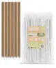 Bubble Tea Trinkhalm in Naturbraun aus Papier , Ø 12 mm / Produktbild-Vorschau 1