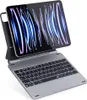 A tablet with a keyboard case attached, shown from a slightly elevated angle. Podgląd zdjęcia produktu