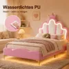 INONEFT Polsterbett Kinderbett 90x200cm, Prinzessin Bett Produktbild-Vorschau 7