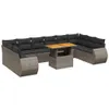 Modulares Garten-Sofaset, 11-teilig, mit verstellbarem Produktbild-Vorschau 1