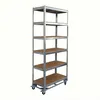 Relaxdays Schwerlastregal auf Rollen, HxBxT: 209 x 90 x 40 Produktbild-Vorschau 1