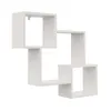Scaffale da parete bianco 78x71 cm – Scaffale sospeso Anteprima dell’immagine prodotto 2