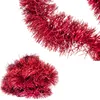 Catena Per Albero Di Natale Rosso Metallizzato 2 Metri Di Anteprima dell’immagine prodotto 1