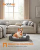 FEANDREA Hundebett, Hundekorb mit Wendekissen, 85 x 65 x 21 Produktbild-Vorschau 2