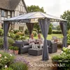 tectake® Gartenpavillon Hardtop Polycarbonatdach 3 x 4 m Produktbild-Vorschau 7