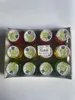 12er Set Windlichter Glas bunt – Gartenkerzen Outdoor Produktbild-Vorschau 9