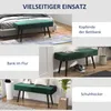 HOMCOM Polsterbank Sitzbank Bettbank, Flurbank, X-Muster, Produktbild-Vorschau 6