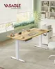 A modern home office setup featuring an adjustable standing desk. Produktbild-Vorschau