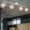 Globo Lighting|faro in metallo bianco, 4x E27 Anteprima dell’immagine prodotto 7