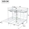Merax Etagenbett 90x200cm, Dreierbett Kinderbett mit Leiter Produktbild-Vorschau 7