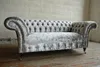 Chesterfield 2 Sitzer Couch Polster Sofa Designer Couchen Produktbild-Vorschau 1