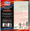 Product label with text and images describing the product's features and usage. Produktbild-Vorschau