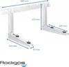 Rodigas Universal Wandkonsole Fur Klimageräte MS230 Produktbild-Vorschau 11