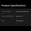 A product specifications table with product name, compatible model, and size. Náhled obrázku produktu