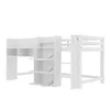 Kinder-Hochbett 90x200 weiß – Hausform mit Riesen-Stauraum Produktbild-Vorschau 9