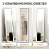 HOMCOM Ganzkörperspiegel 40 x 160 cm Standspiegel mit Produktbild-Vorschau 7