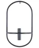 BELIANI Wandkerzenhalter 2er Set Schwarz Metall Oval Modern Produktbild-Vorschau 6
