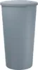 A tall, gray plastic rain barrel with a lid. Náhled obrázku produktu