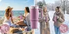 Berdsen Vakuum-Thermosbecher mit Strohhalm 1180 ml rosa Produktbild-Vorschau 11