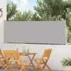 vidaXL Marquise latérale extensible 100×500 cm Gris Voir les images du produit 10