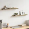 vidaXL Étagères murales 2 pcs. chêne Sonoma 60x9x3 cm Voir les images du produit 2