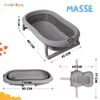 Skládací vanička moovkee 80 cm, tmavě šedá, s teploměrem a Náhled obrázku produktu 2