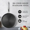 Padella per crepes 28 cm in acciaio inox antiaderente Anteprima dell’immagine prodotto 4