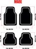 Universal Gummi Fußmatten Set (4-tlg) für Mercedes EQB X243 Produktbild-Vorschau 4