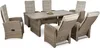 A dining set with a table and chairs on a white background. Náhled obrázku produktu