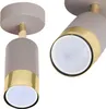 Spot de plafond Hugo cachemire doré 1 lampe GU10 – spot Voir les images du produit 7