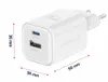 Swissten, zasilacz USB-C GaN 45W + USB 18W do szybkiego Podgląd zdjęcia produktu 11
