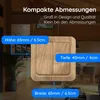 Aufputz Serienschalter Eiche Holzoptik – Produktbild-Vorschau 3