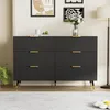 MODFU Buffet - Buffet Avec 6 Tiroirs, Pour Chambre et Voir les images du produit 2