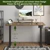 Elektrisch höhenverstellbarer Schreibtisch 120 x 60 cm mit Produktbild-Vorschau 3
