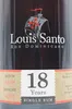 Louis Santo Rum 18 Jahre Bourbon Fass Reifung, 44% Vol. Produktbild-Vorschau 8