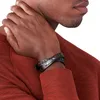FOSSIL braccialetto Vintage Casual Leather Bracelet Brown Anteprima dell’immagine prodotto 3
