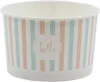 Pastellfarbene Eisbecher aus Papier, 350 ml, 30 Stück. Produktbild-Vorschau 2