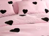 Pościel polibawełniana CORAZON POLY różowa 70x90 + 140x200 Podgląd zdjęcia produktu 5